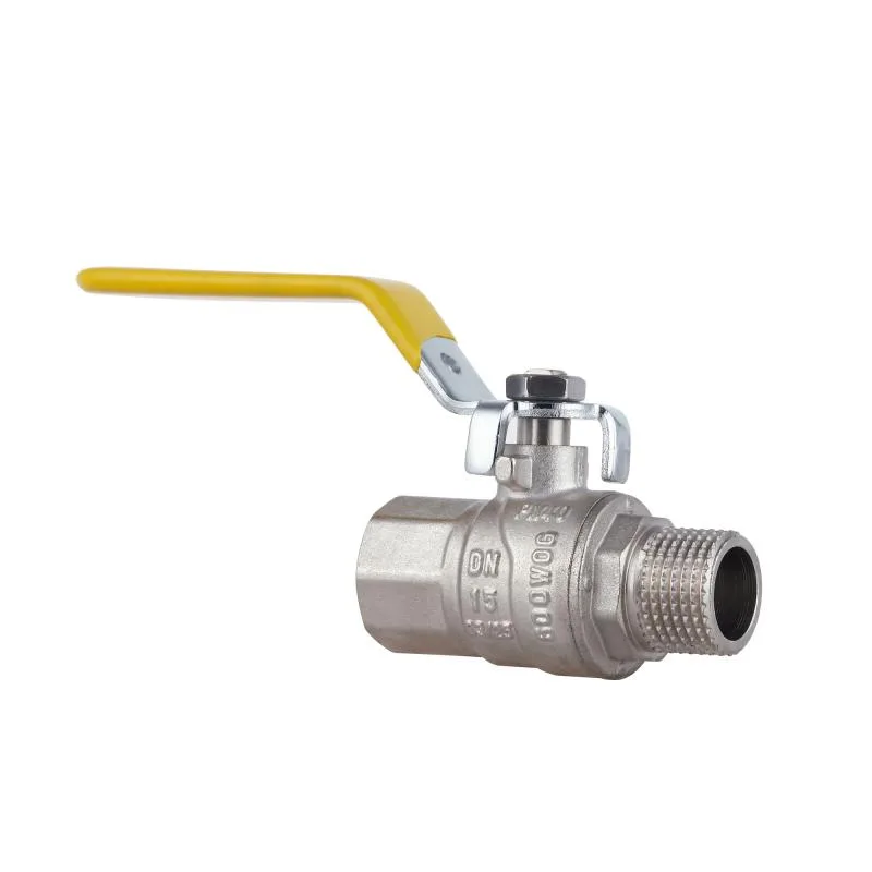 Кран кульовий 1/2" запірний латунний для газу Thermo Alliance Forte