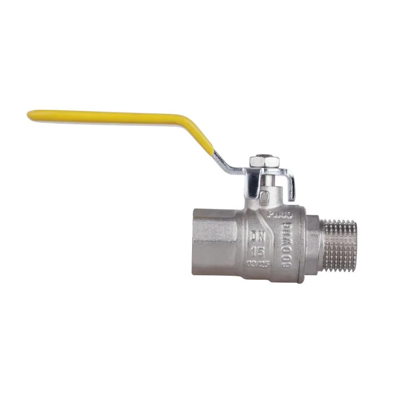 Кран кульовий 1/2" запірний латунний для газу Thermo Alliance Forte