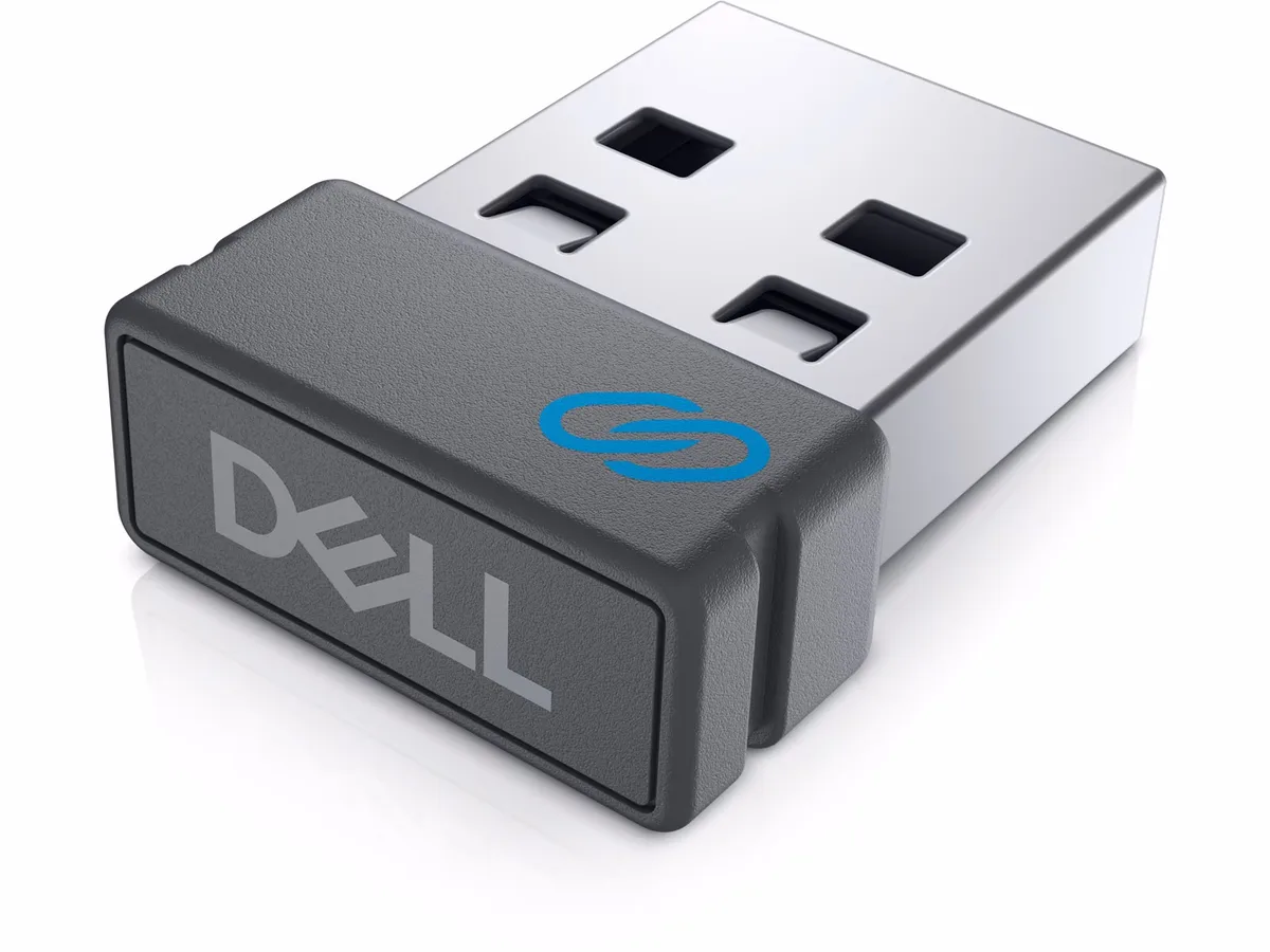 Комплект Dell бездротова клавіатура та миша мембранна чорна