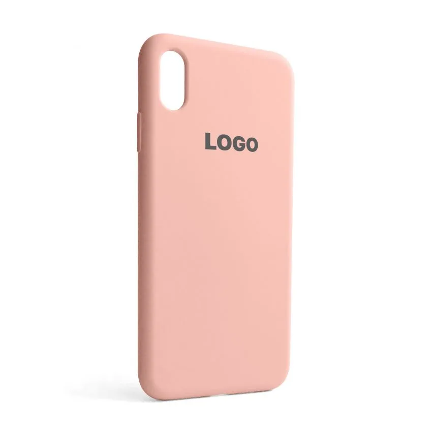 Чохол силіконовий для смартфона Apple Xs Max  light pink