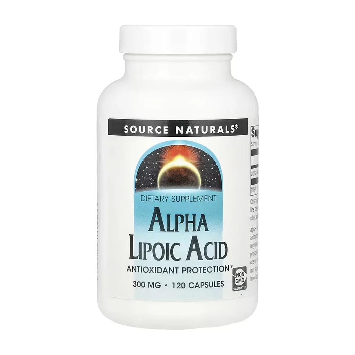 Альфа-ліпоева кислота Source Naturals 300 мг 120 капсул Антиоксидантний захист