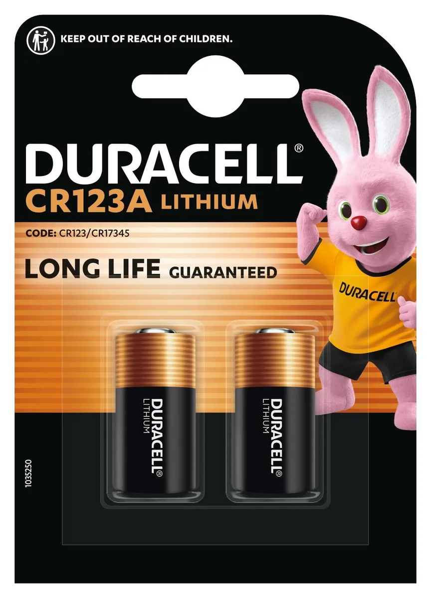 Літієва батарейка Duracell High Power 123 3V 2 шт