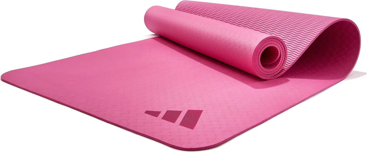 Килимок для йоги Adidas TPE 176х61 см фуксія 5 мм
