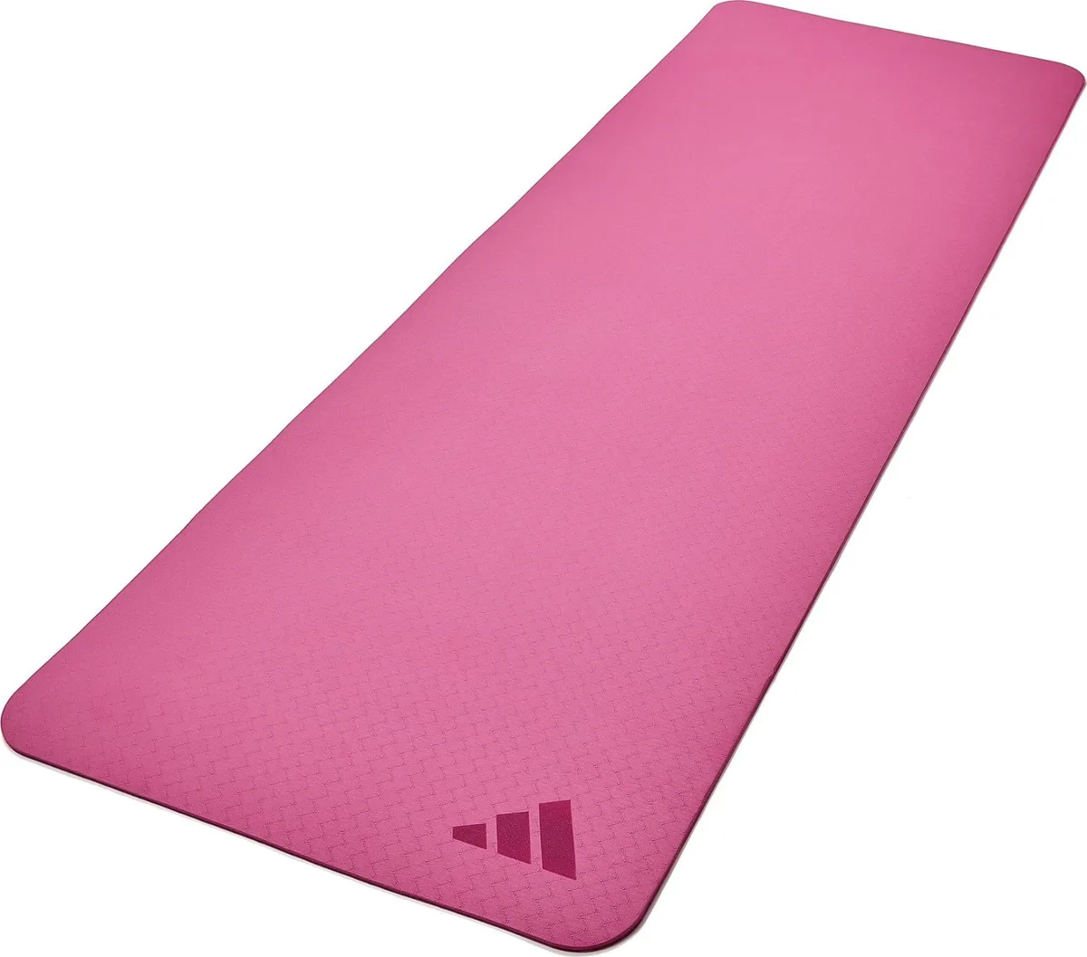 Килимок для йоги Adidas TPE 176х61 см фуксія 5 мм