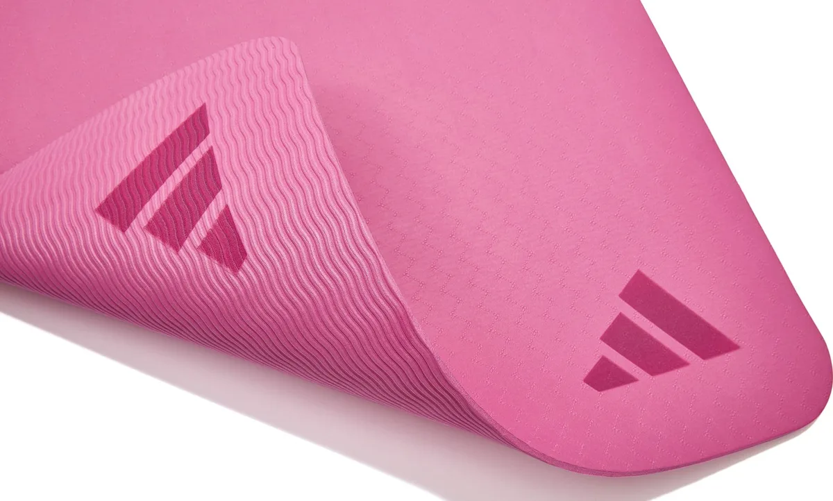 Килимок для йоги Adidas TPE 176х61 см фуксія 5 мм