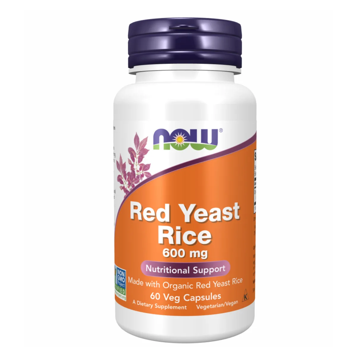 Red Yeast Rice NOW Foods 600 мг 60 капсул