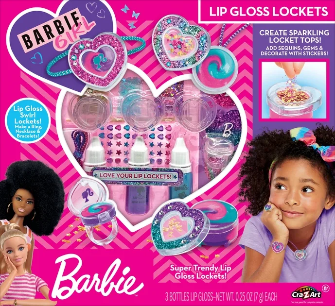 Набор детской косметики Cra-Z-Art Barbie Sparkle Lockets