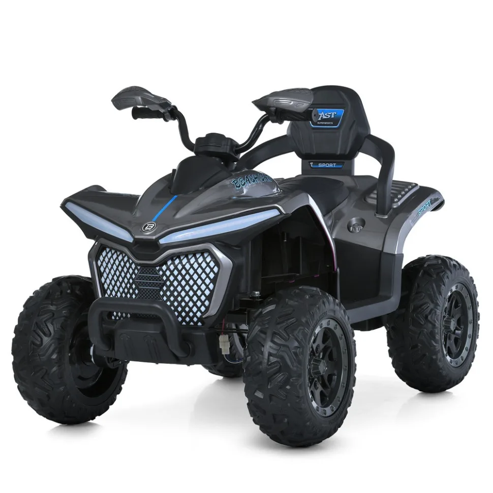 Дитячий квадроцикл Bambi Racer екокожа 12V 23 кг Червоний