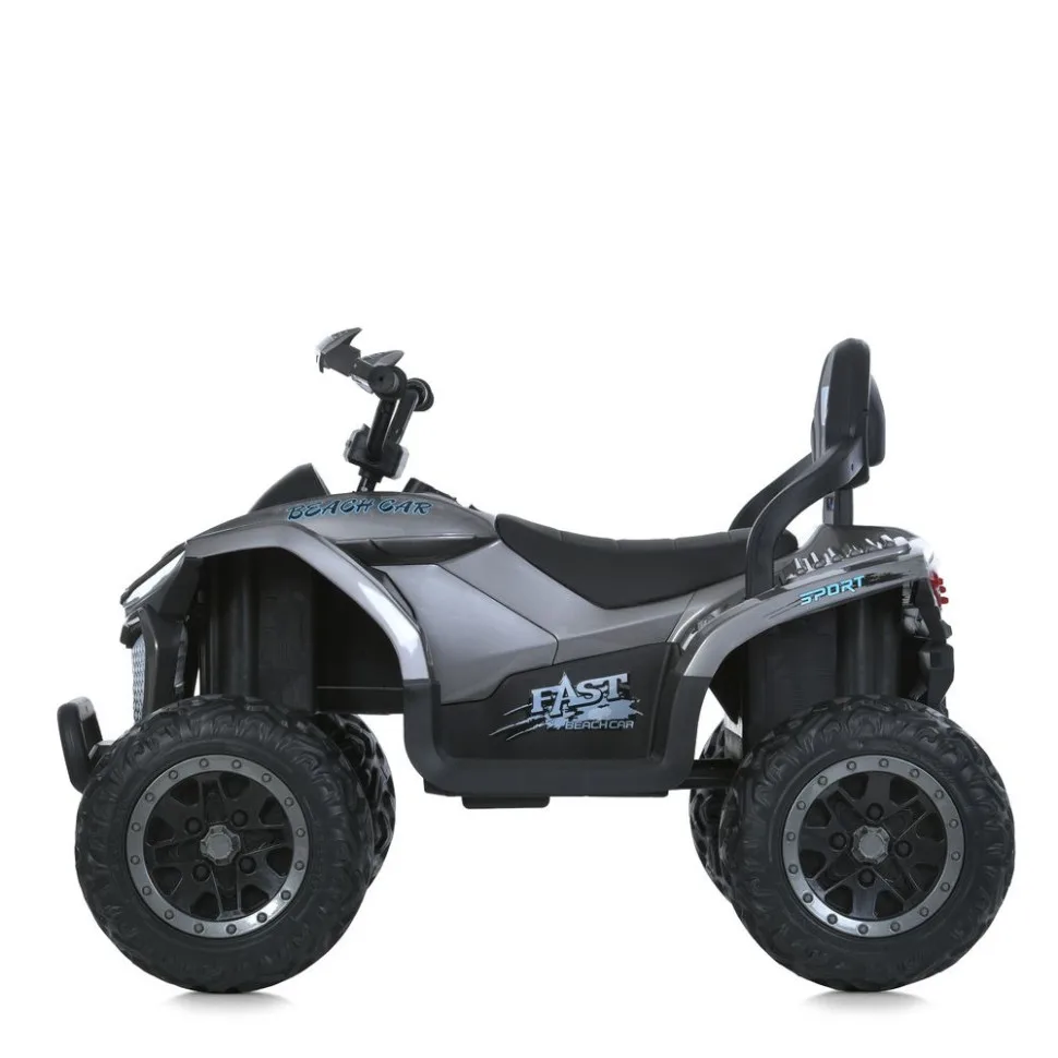 Дитячий квадроцикл Bambi Racer екокожа 12V 23 кг Червоний