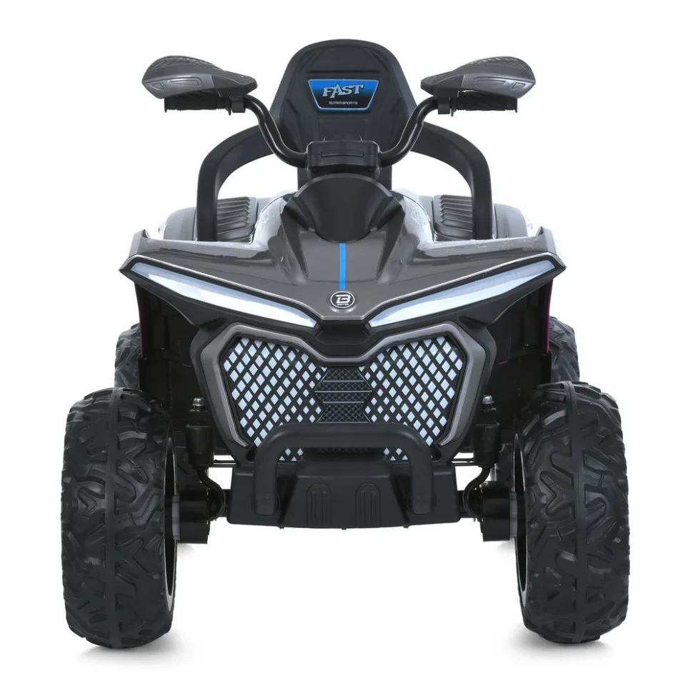 Дитячий квадроцикл Bambi Racer екокожа 12V 23 кг Червоний