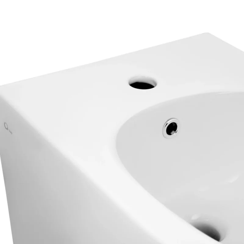 Унітаз підвісний Rimless Qtap Swan 2 в 1 біде кераміка 23,65х29,5 см білий