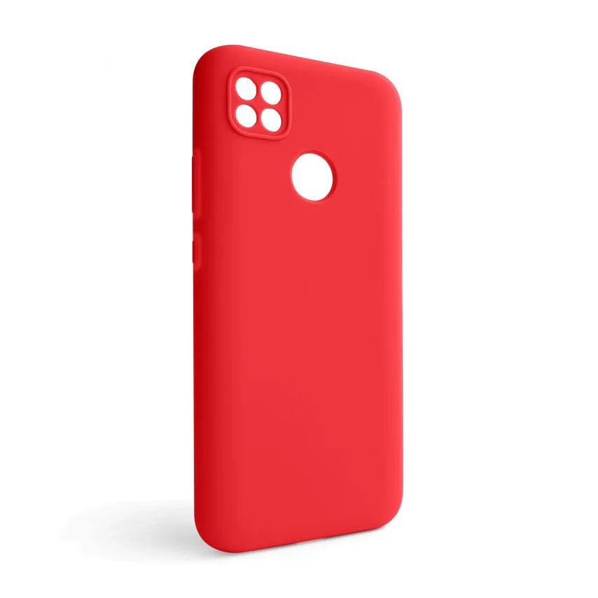 Силіконовий чохол для смартфонів червоний закритий низ для Xiaomi Redmi 10A Redmi 9C