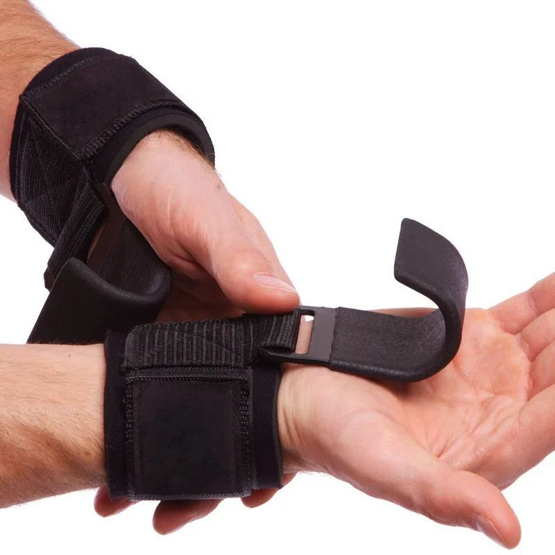 Кистеві крюки-зацепи EasyFit поліестер 38х5 см чорні