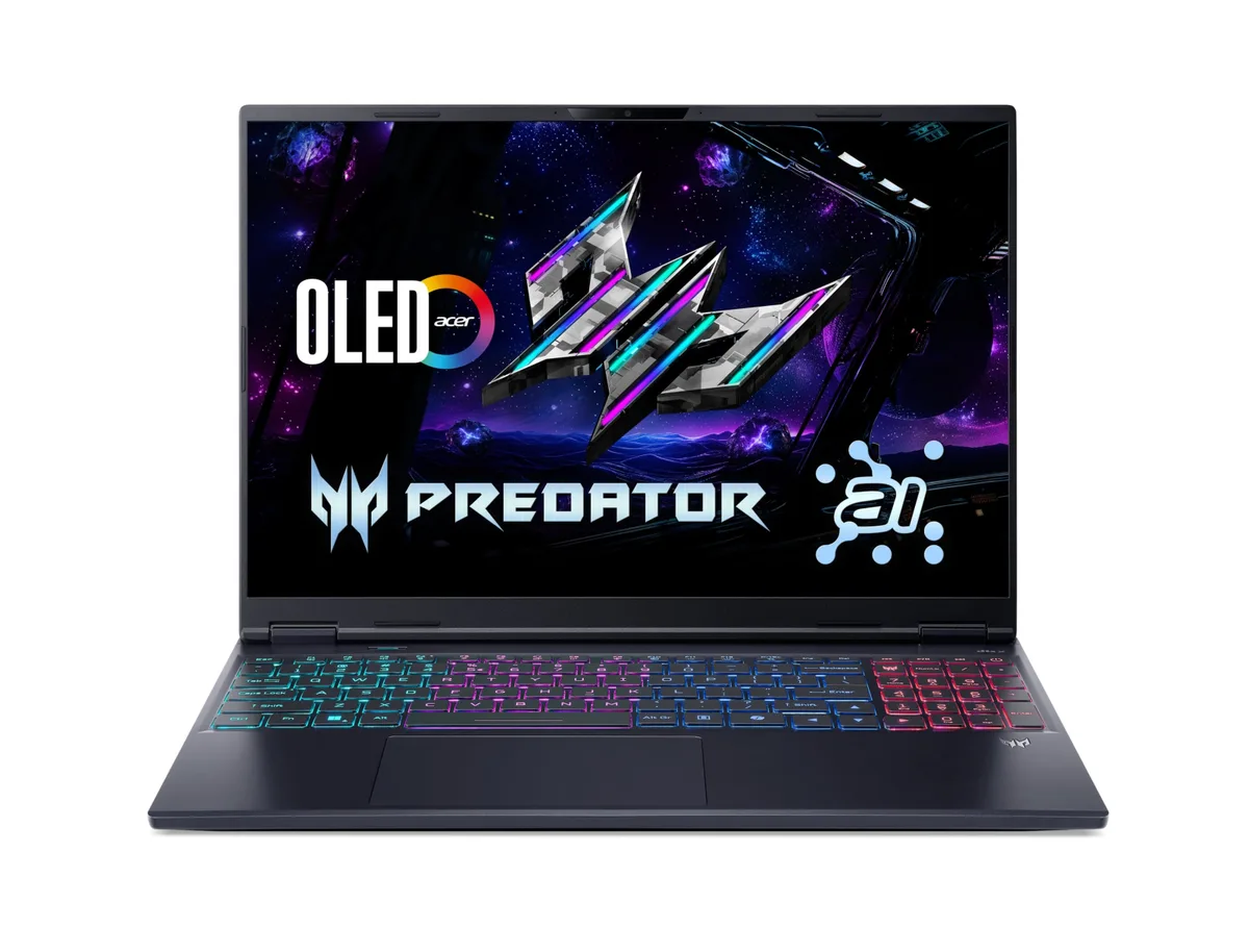 Ноутбук Acer Predator 16" OLED чорний 32ГБ DDR5 1ТБ SSD RTX5060