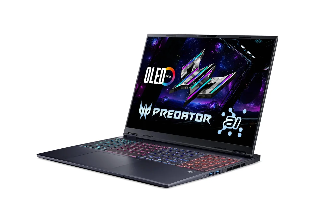 Ноутбук Acer Predator 16" OLED чорний 32ГБ DDR5 1ТБ SSD RTX5060