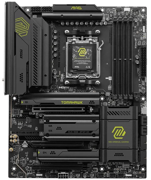 Материнcька плата MSI MAG X870E TOMAHAWK WIFI sAM5 X870E 4xDDR5 M.2 HDMI Wi-Fi BT ATX