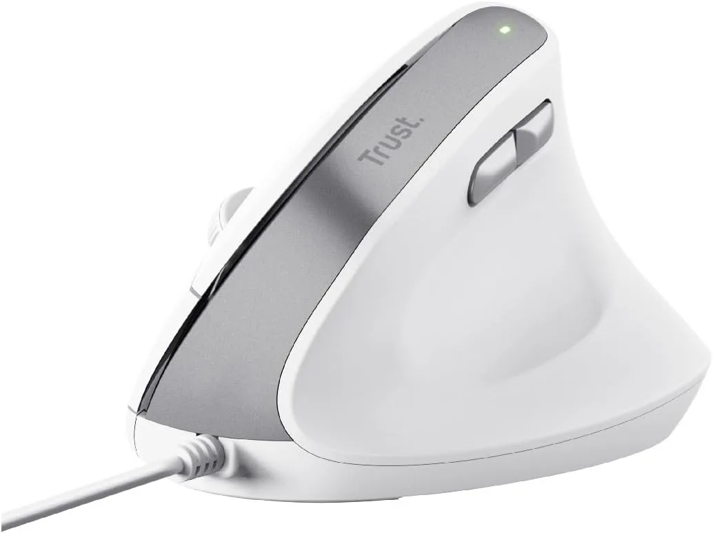 Миша Trust Bayo 2 Ergonomic, USB-A, біла