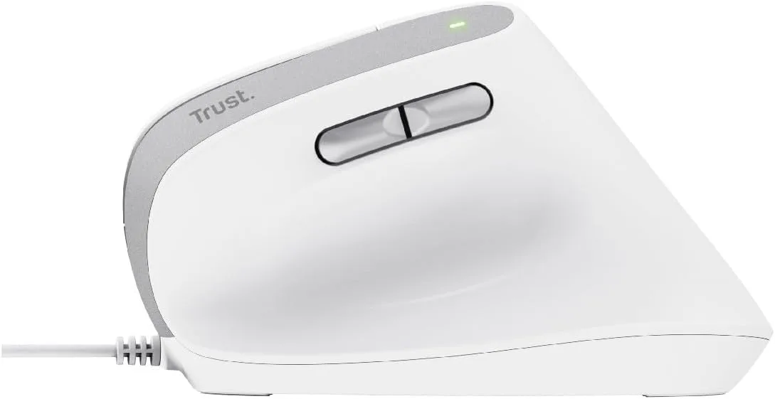 Миша Trust Bayo 2 Ergonomic, USB-A, біла