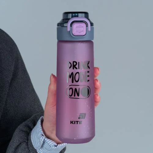 Пляшечка для води Kite 760 мл фіолетовий контейнер для пиття.