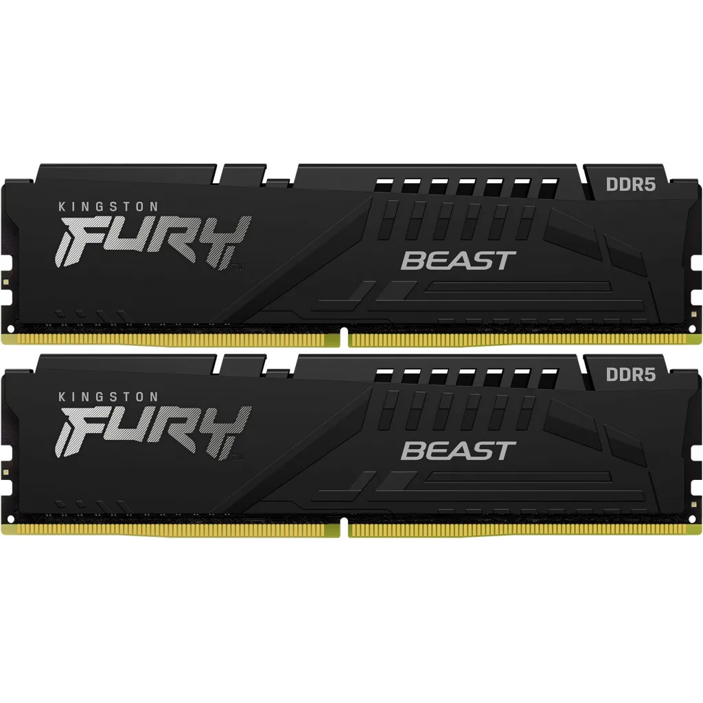 Память ПК Kingston DDR5 32GB KIT (16GBx2) 5200 FURY Beast