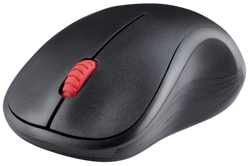 Миша бездротова оптична Defender середня чорна 1200 dpi