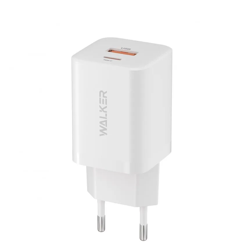 Мережевий зарядний пристрій WALKER 30W білий USB Type-C