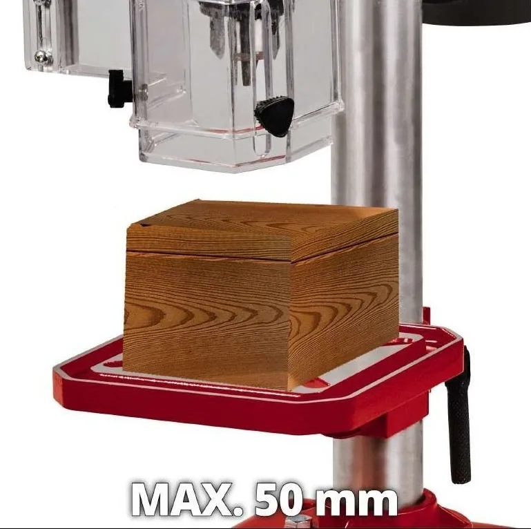 Свердлильний верстат Einhell TC-BD 450, 450 Вт, діаметр свердла 13 мм, 600-2650 об/хв, вага 13 кг.
