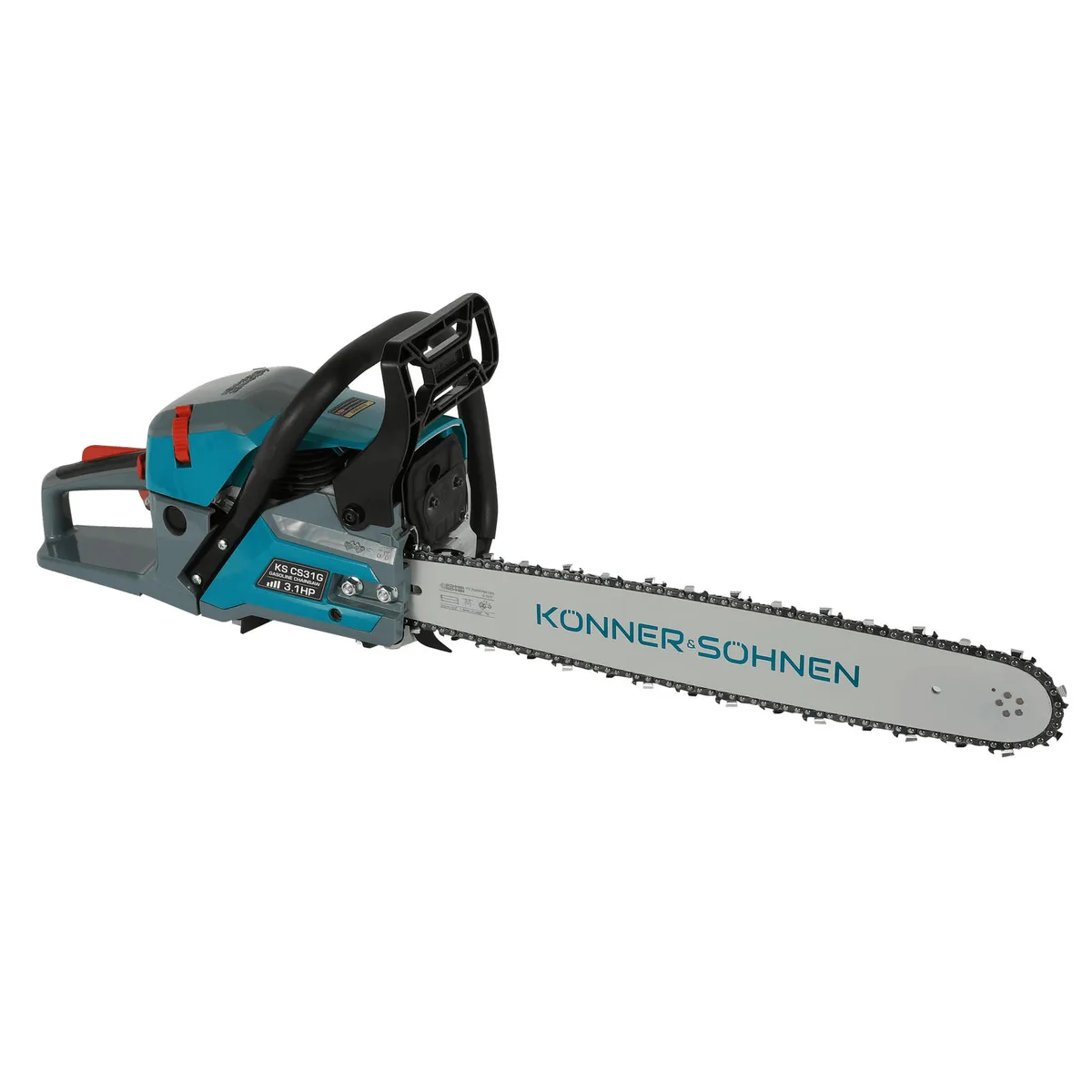 Бензинова пила KonnerSohnen KS CS31G-20, 50 см, 54.5 см3, вага 5.6 кг.
