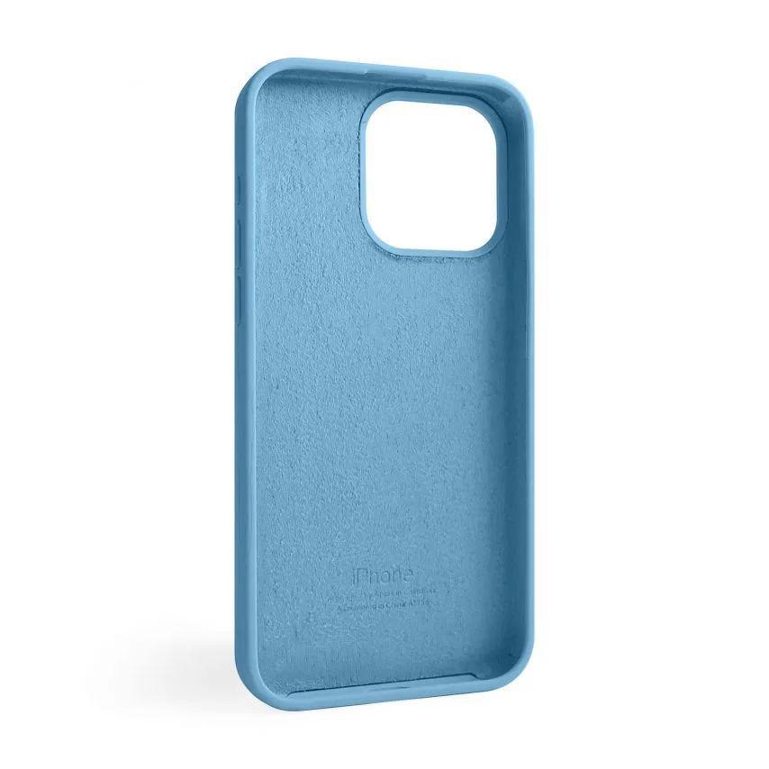 Чохол силіконовий для Apple iPhone 15 Pro Max  блакитний