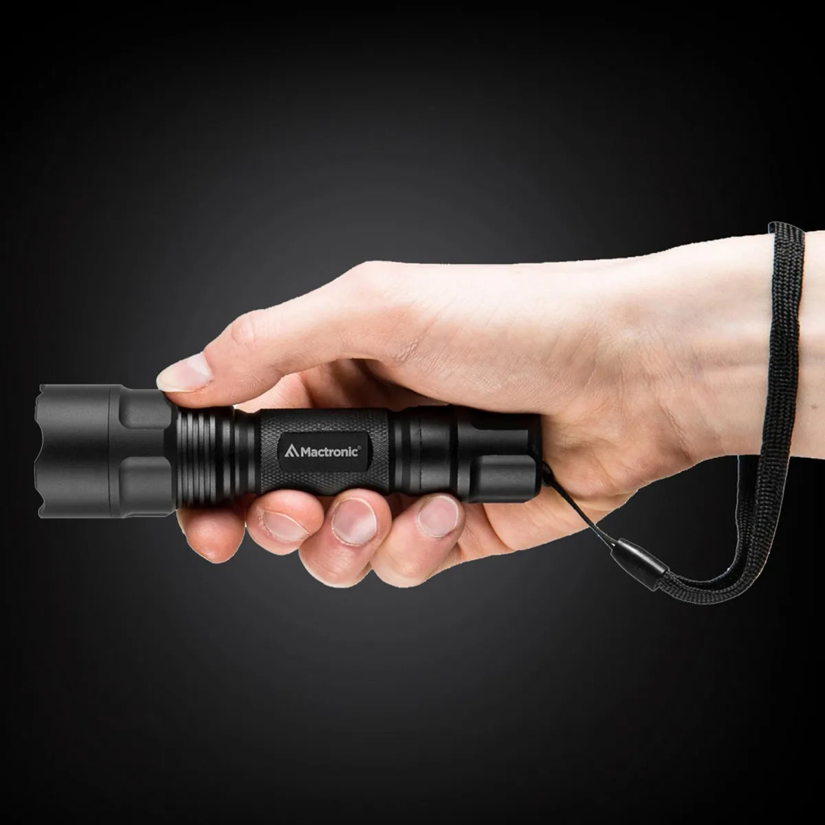Тактический фонарь Mactronic алюминиевый 136х36х28 мм черный 1000 Lm USB Type-C