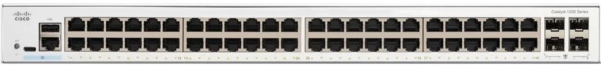 Коммутатор Cisco Catalyst 1200 48xGE, 4x1G SFP