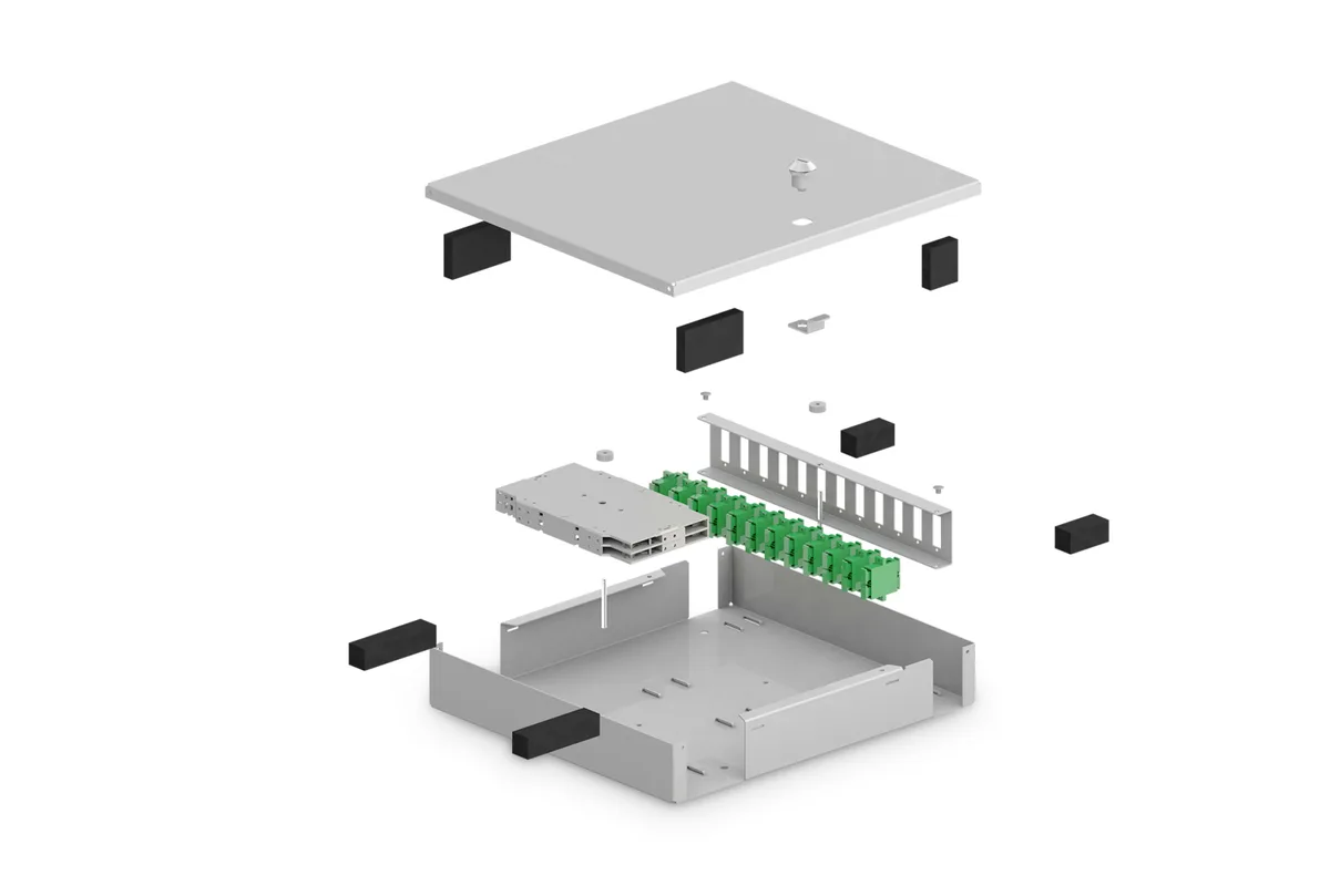Оптична панель DIGITUS FO wall mounting 280 x 320 x 54 mm