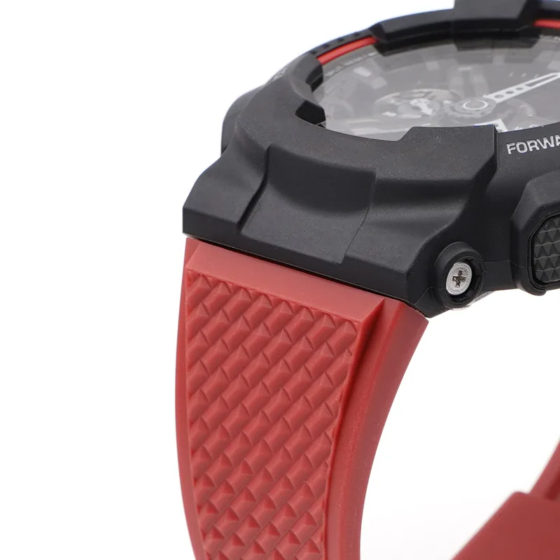 Ремінець Casio полімер 16 мм червоний