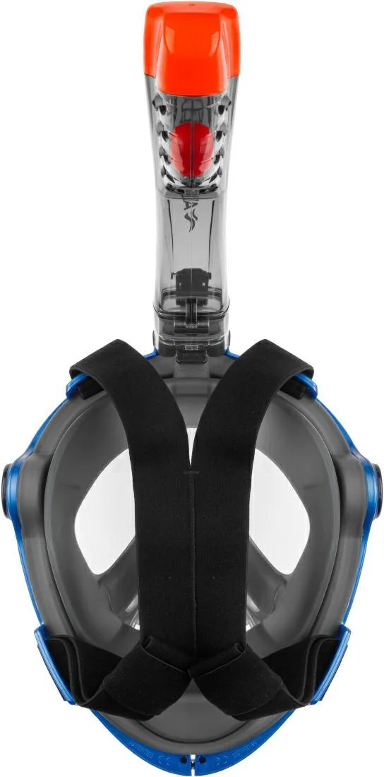 Полнофасная маска AQUA SPEED силикон S/M черная синяя