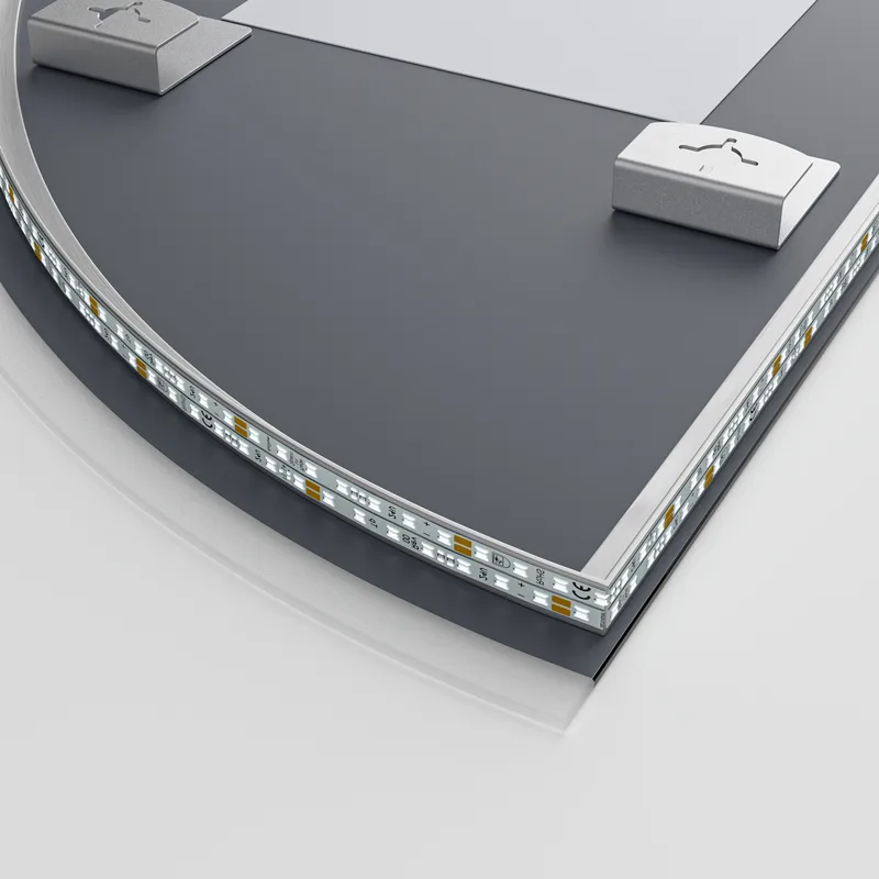 Дзеркало настінне MIXXUS PREMIUM TOPPER MS02 75x100 см алюмінієве з LED підсвічуванням