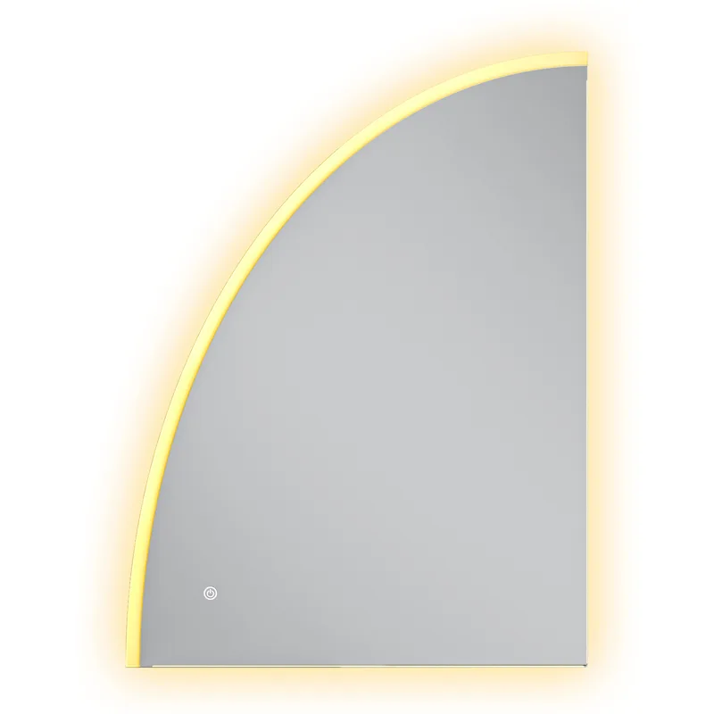 Дзеркало настінне MIXXUS PREMIUM TOPPER MS02 75x100 см алюмінієве з LED підсвічуванням