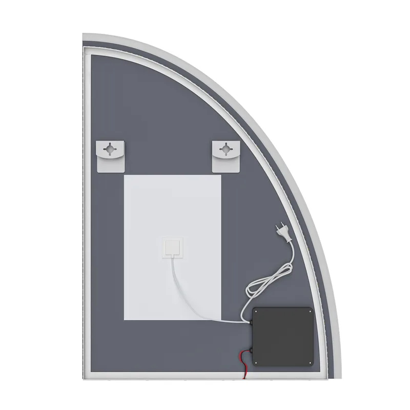 Дзеркало настінне MIXXUS PREMIUM TOPPER MS02 75x100 см алюмінієве з LED підсвічуванням
