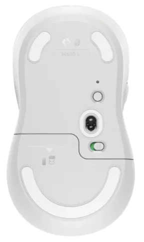 Миша Logitech бездротова оптична середня біла 4000 dpi