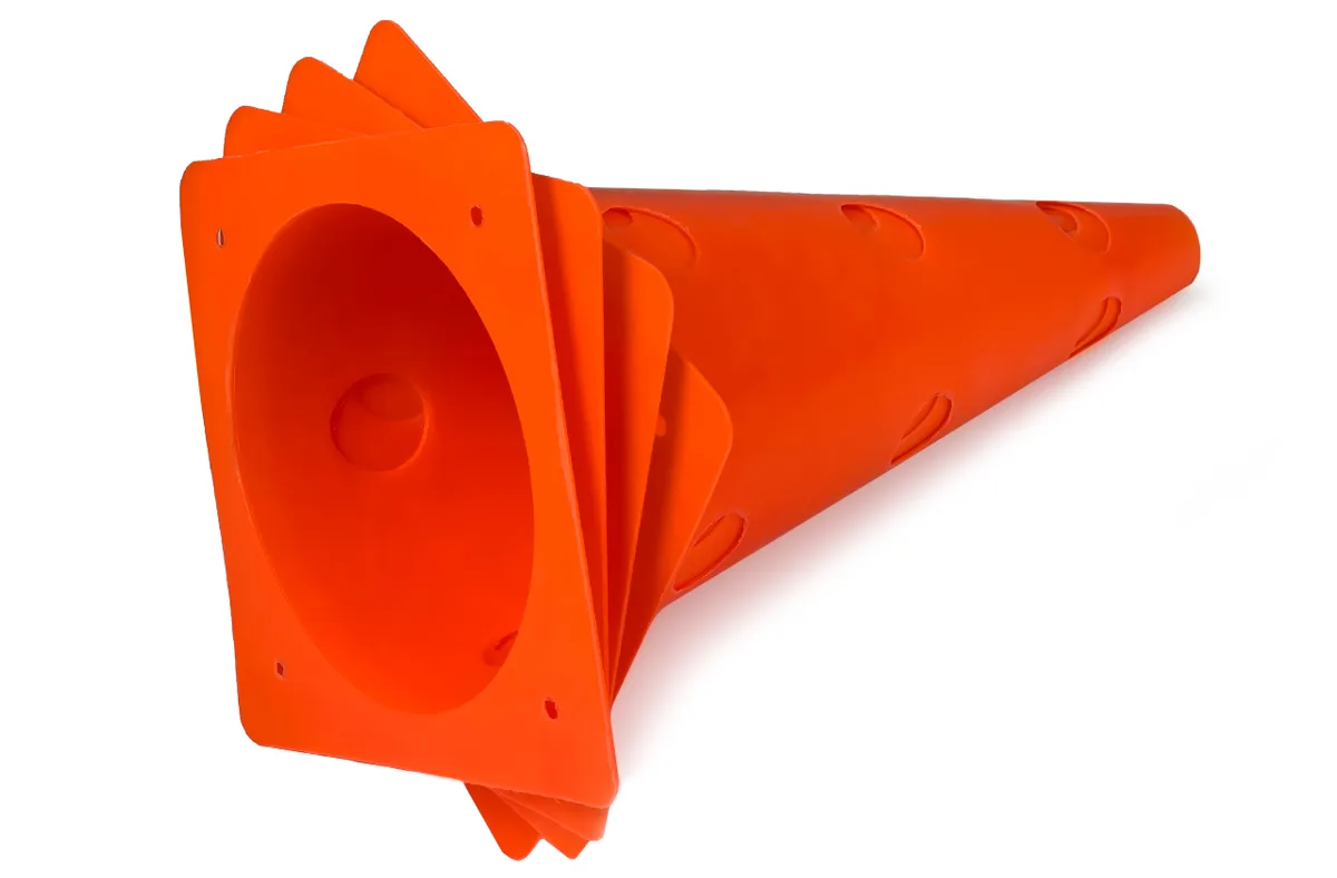 Конуси-фішки EasyFit PVC 31 см оранжеві набір 4 шт