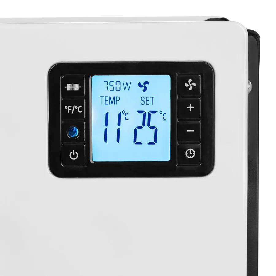 Конвектор Noveen 2000 Вт LCD White з пультом управління та таймером