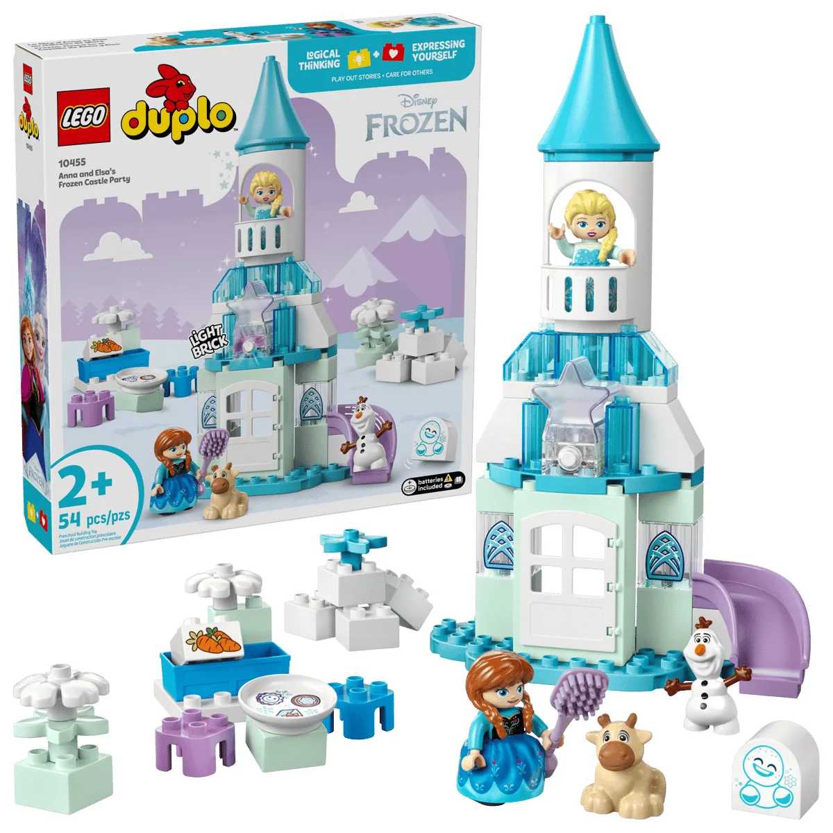 Конструктор LEGO DUPLO 10455 Крижаний палац 2+ різнокольоровий