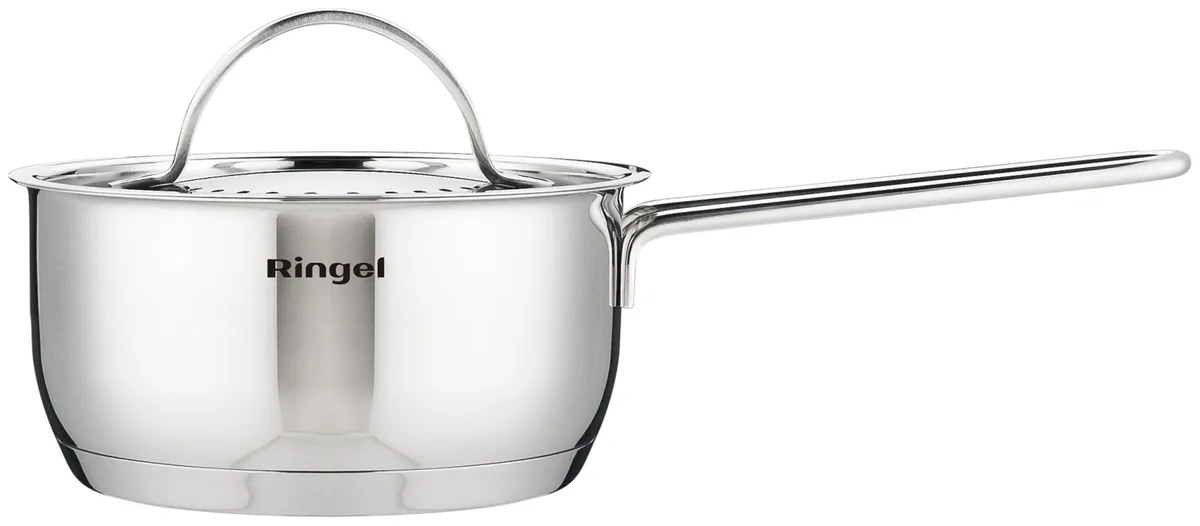 Ківш RINGEL нержавіюча сталь 0.8 л 14 см з кришкою