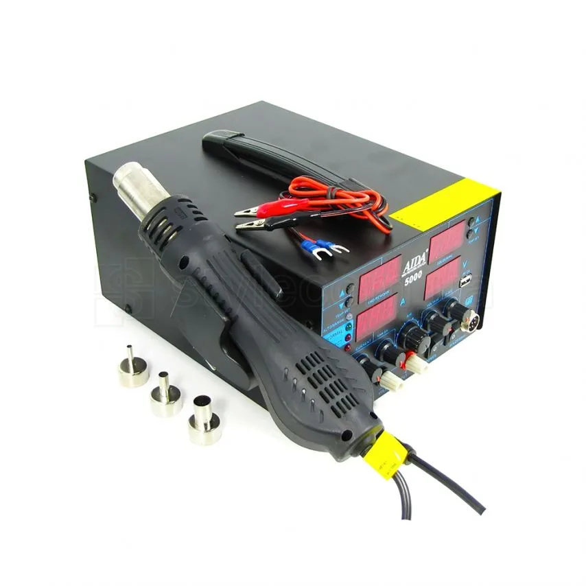 Паяльная станция AIDA 5000 30V 5A USB A 5V 2A с цифровой индикацией
