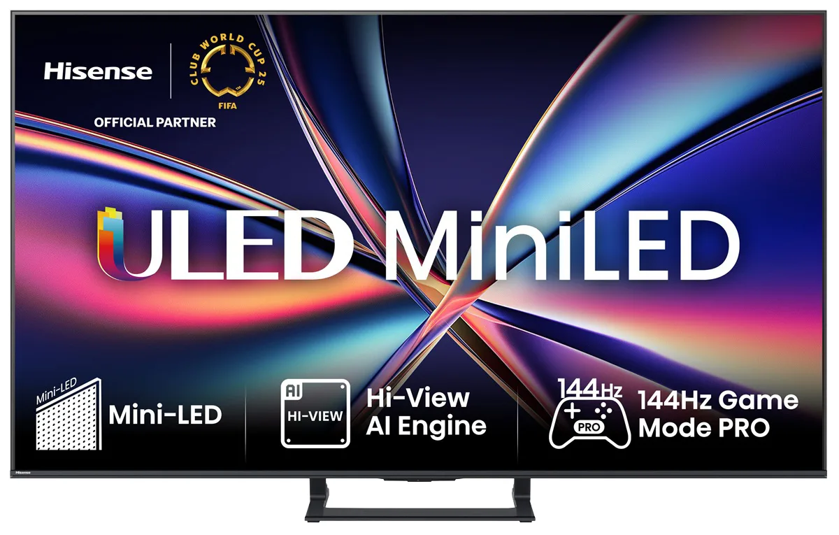 LED-телевізор Hisense MiniLED 55 дюймів UHD чорний