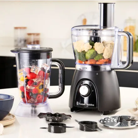 Кухонний комбайн Russell Hobbs 600 Вт 2,3 л Сірий