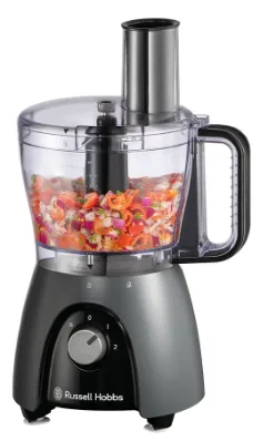 Кухонний комбайн Russell Hobbs 600 Вт 2,3 л Сірий
