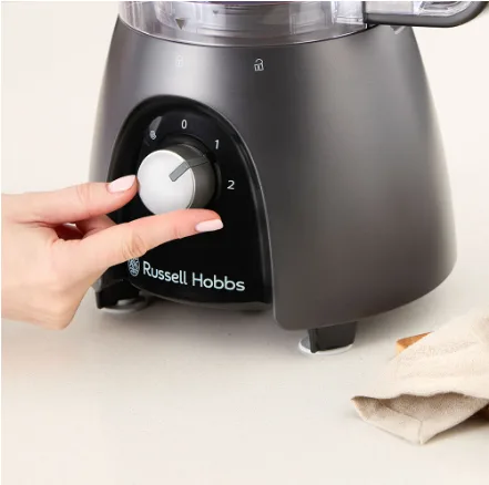 Кухонний комбайн Russell Hobbs 600 Вт 2,3 л Сірий