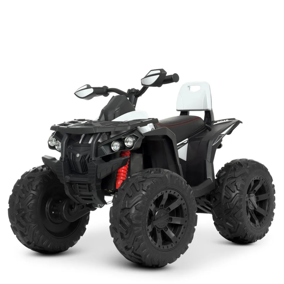 Дитячий електроквадроцикл Bambi Racer шкіра 103х70х71 см коричневий