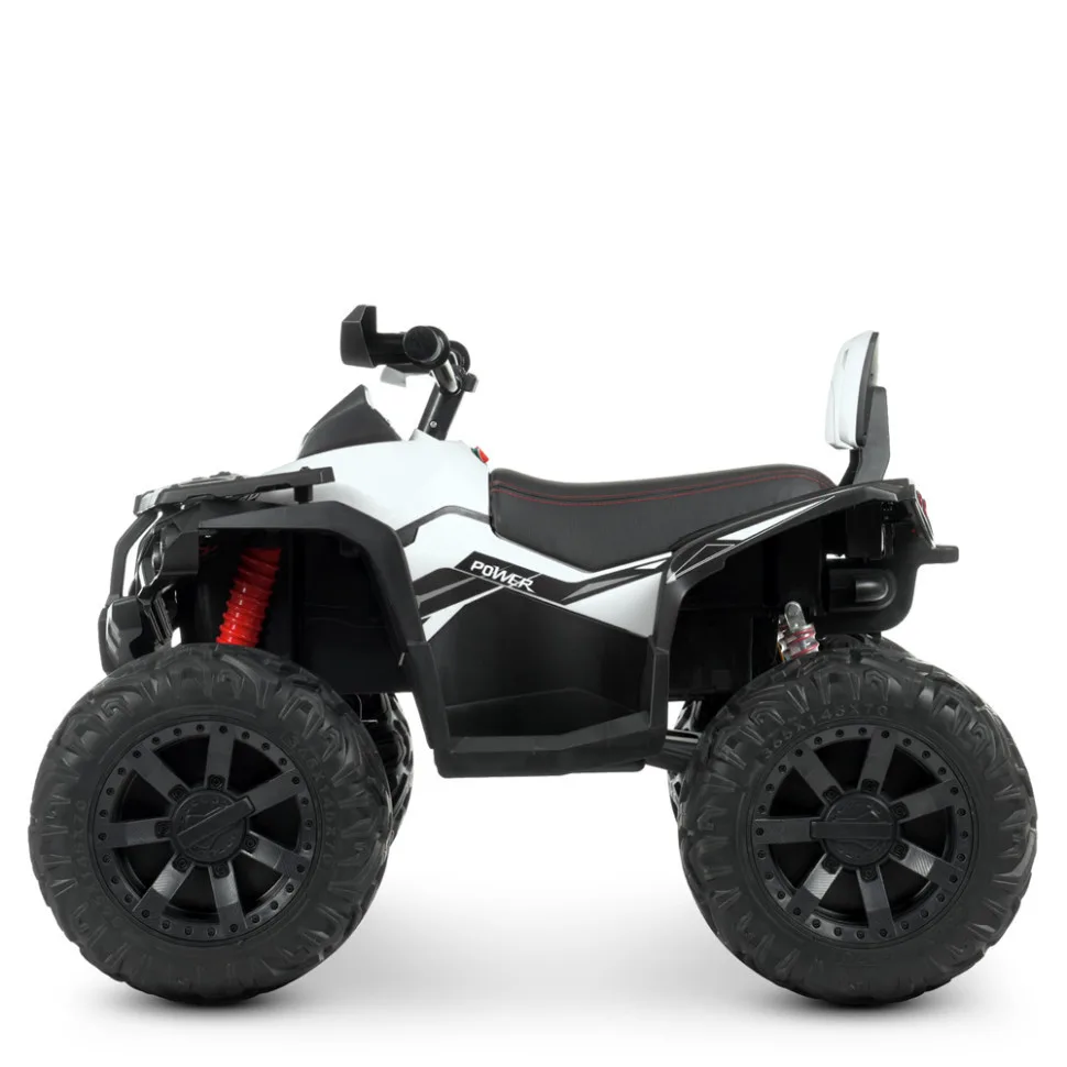 Дитячий електроквадроцикл Bambi Racer шкіра 103х70х71 см коричневий