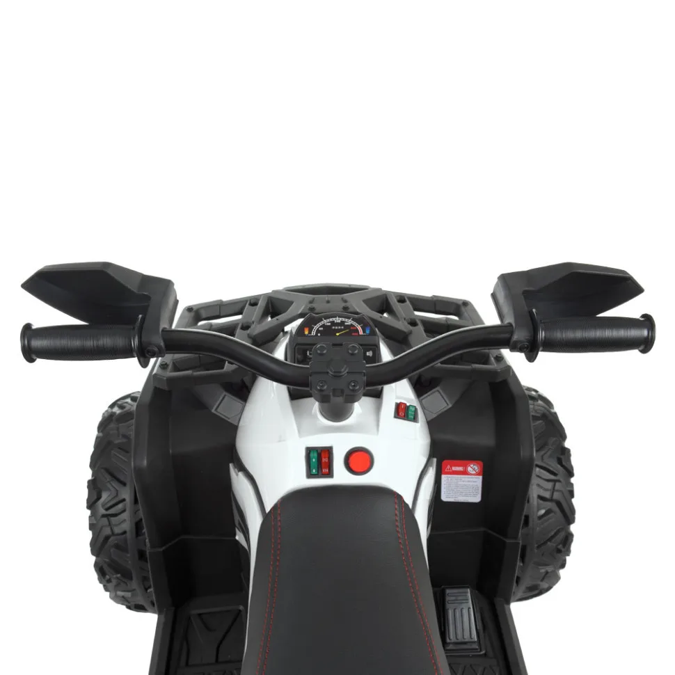 Дитячий електроквадроцикл Bambi Racer шкіра 103х70х71 см коричневий